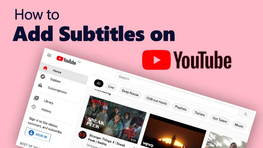 How to add subtitles on YouTube