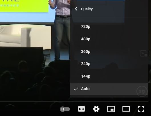video size for youtube varies by viewer preference also