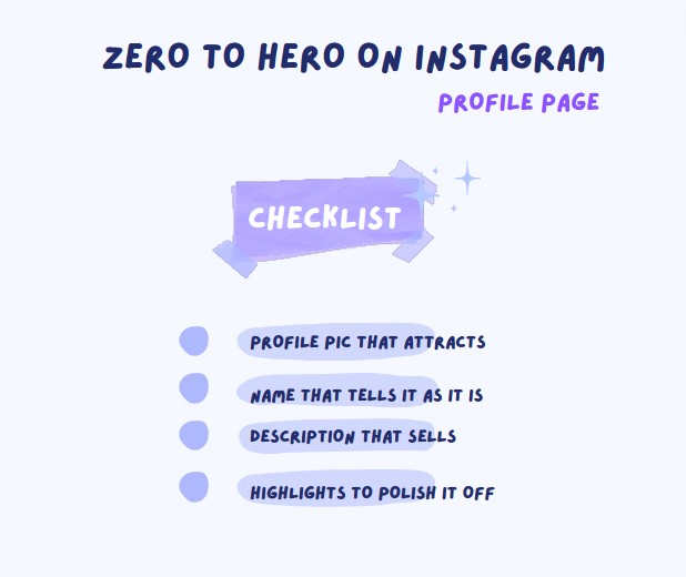 how to grow instagram account like a pro - profile page